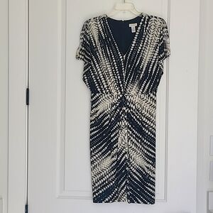 Vintage Chico's tie dye print dress